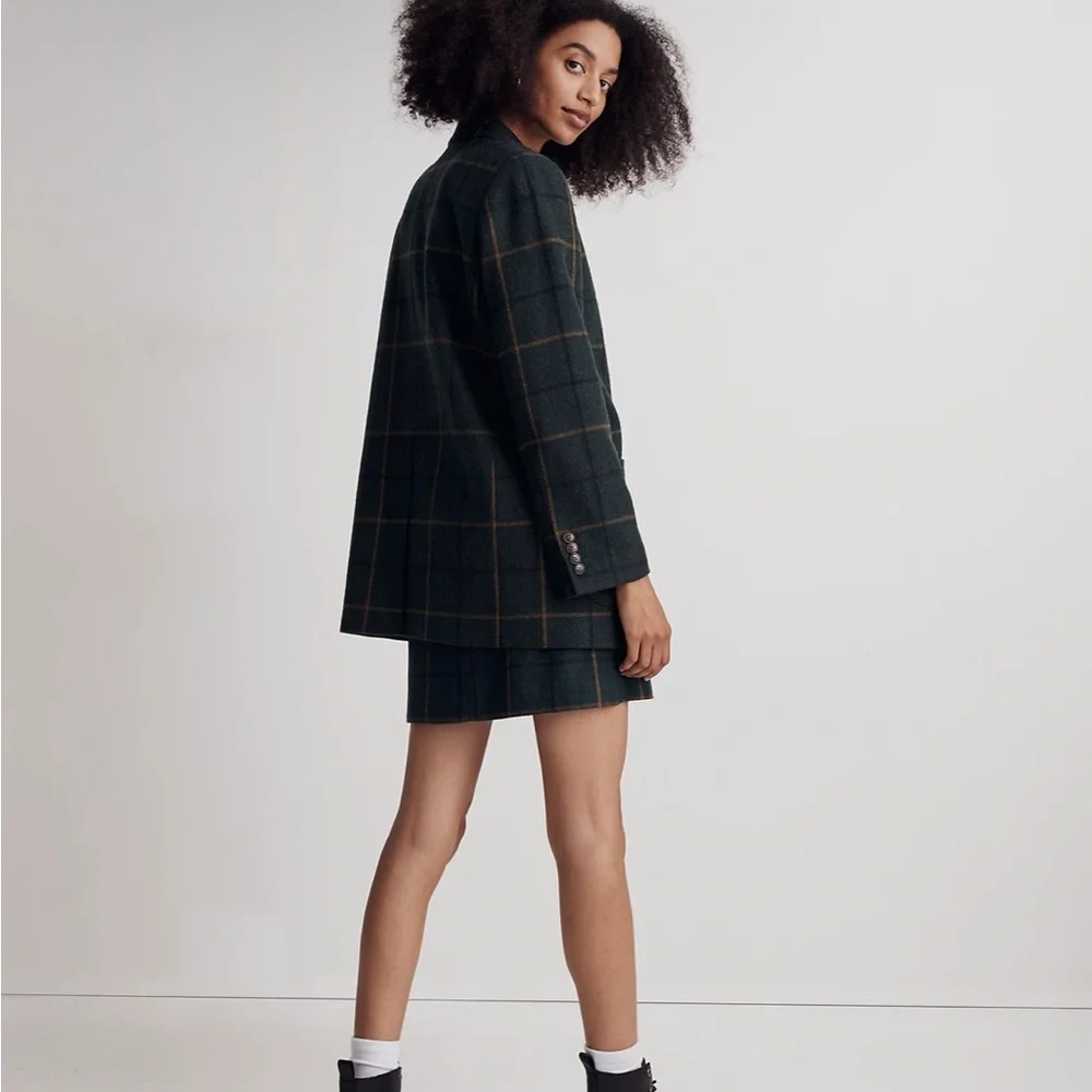 Madewell Larsen Blazer in Windowpane - Picture 4 of 8